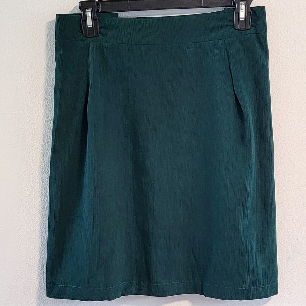 20 Nasty Gal Teal Textured Pencil Skirt Cozy Academia Dark Bodycon Fairy Club
